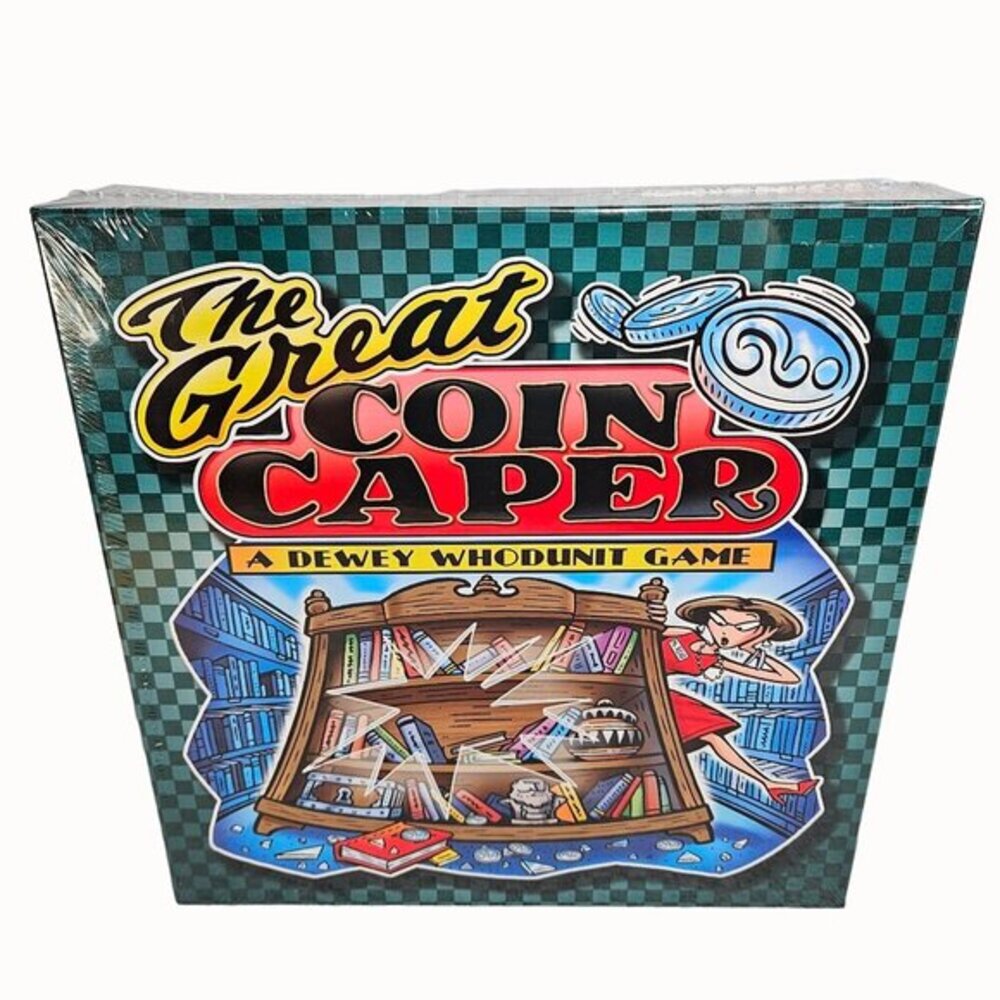 The Great Coin Caper A Dewey Whodunit Game‎ Family Game Night Play Detective New
